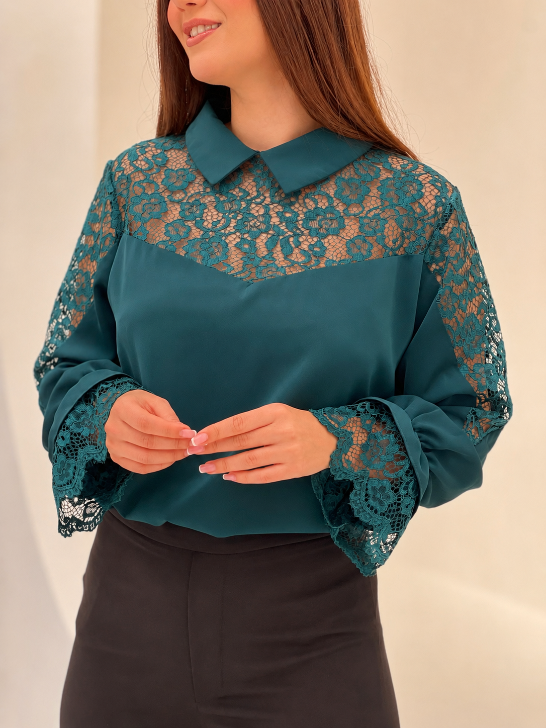 مچ گیپور با گیپور کتان رنگی